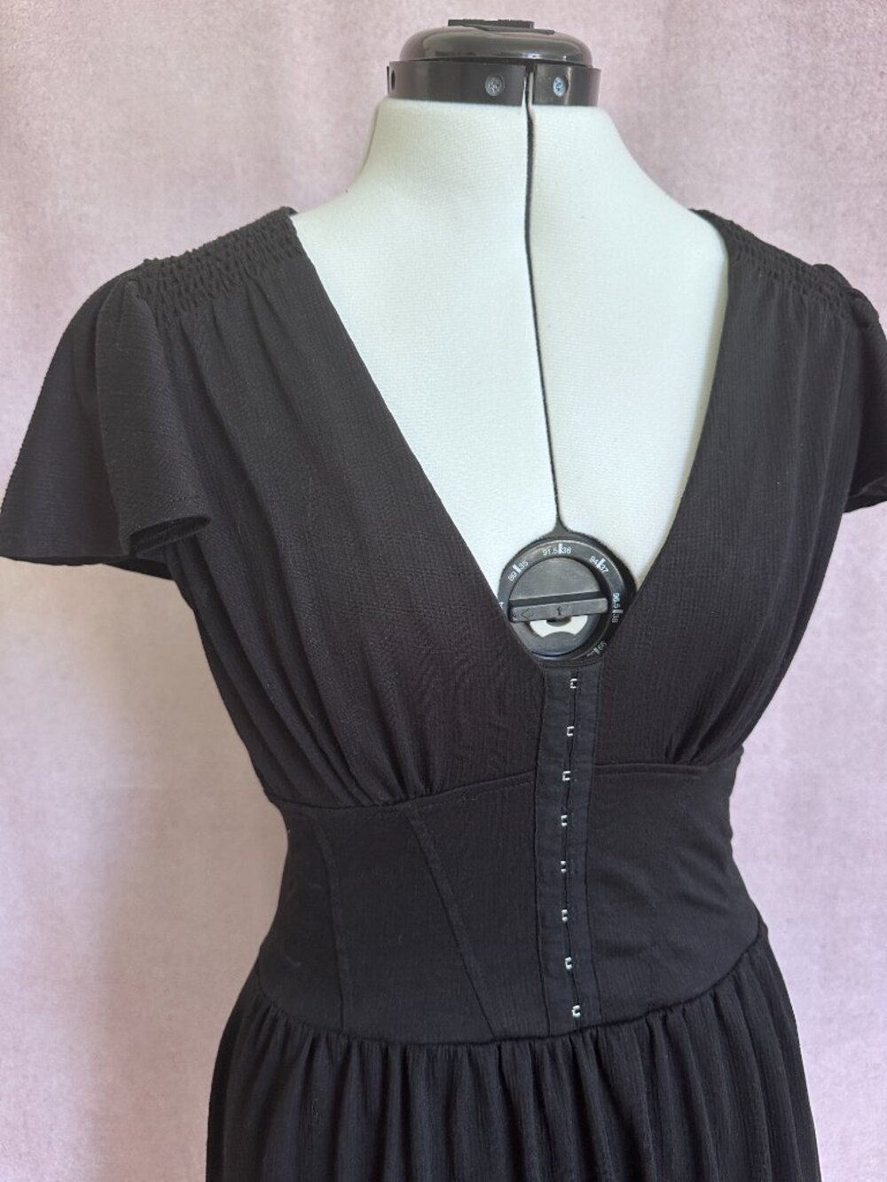 Betsey Johnson Black corset dress, medium - Picture 3 of 4